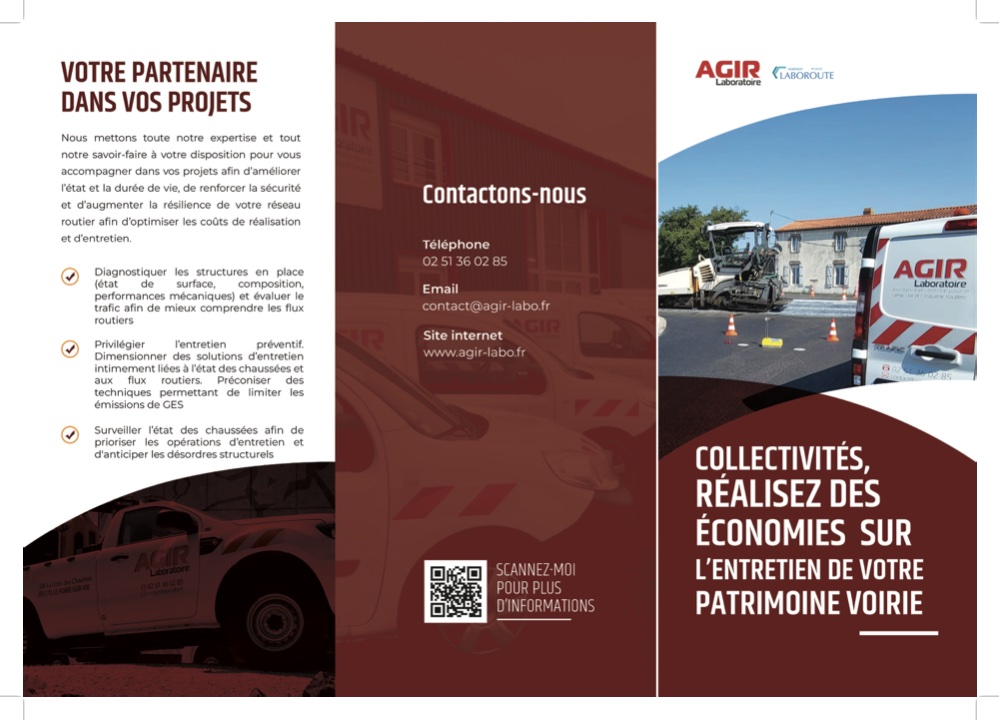 Dépliant pour les collectivités, faces extérieures