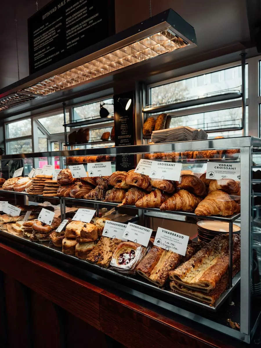 Vitrine de boulangerie
